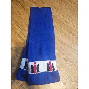 Vintage International Harvester Scarf Blue Logo IH